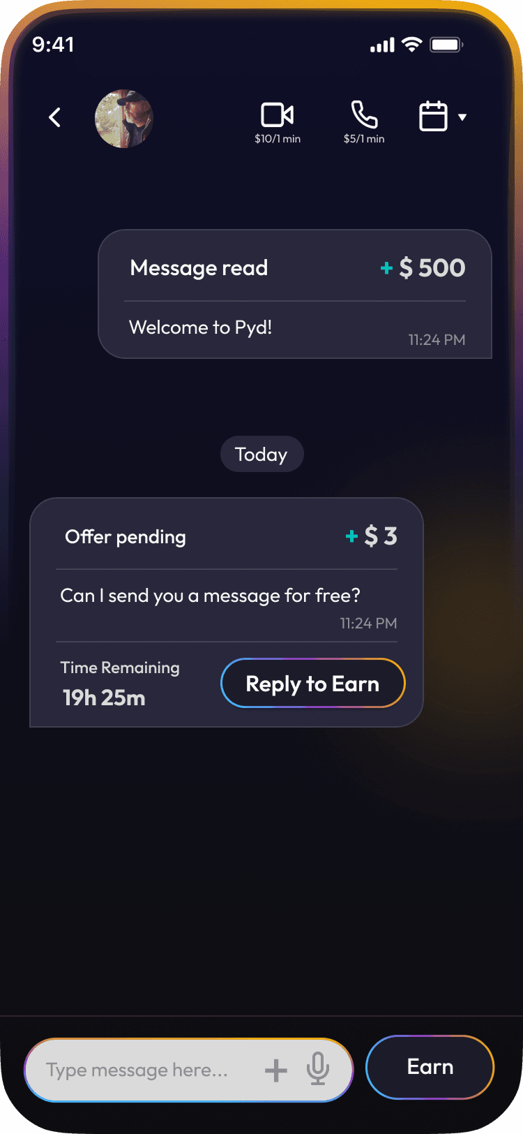 Messages carry cash. Not just words.